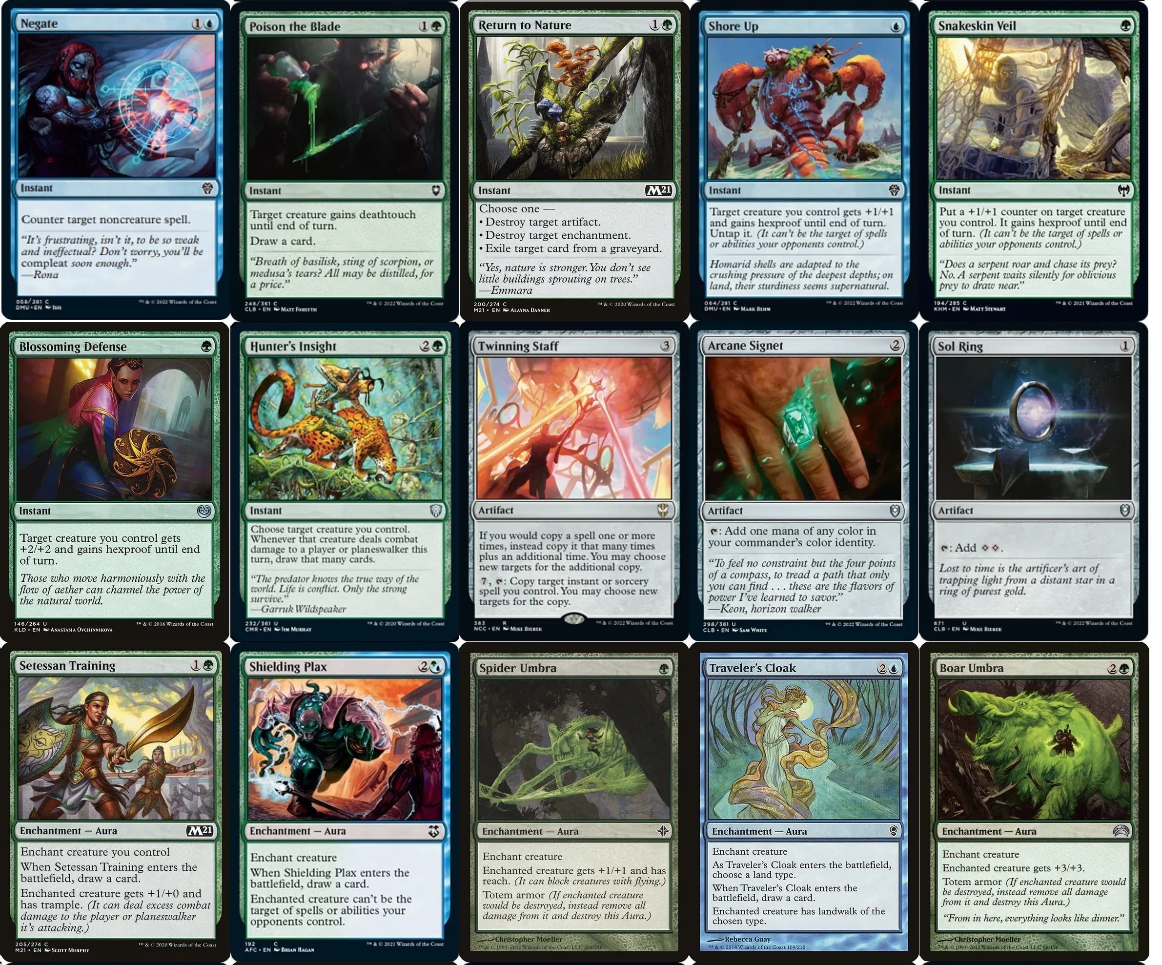 Amazon.com: Elite Commander Ivy Mutate Deck - Simic - Green Blue